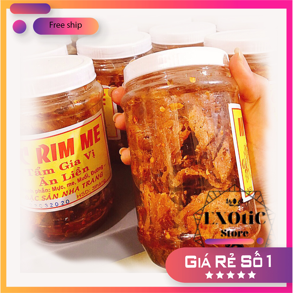 Mực Rim Me Nguyên con 2 hộp (200gr/hộp)