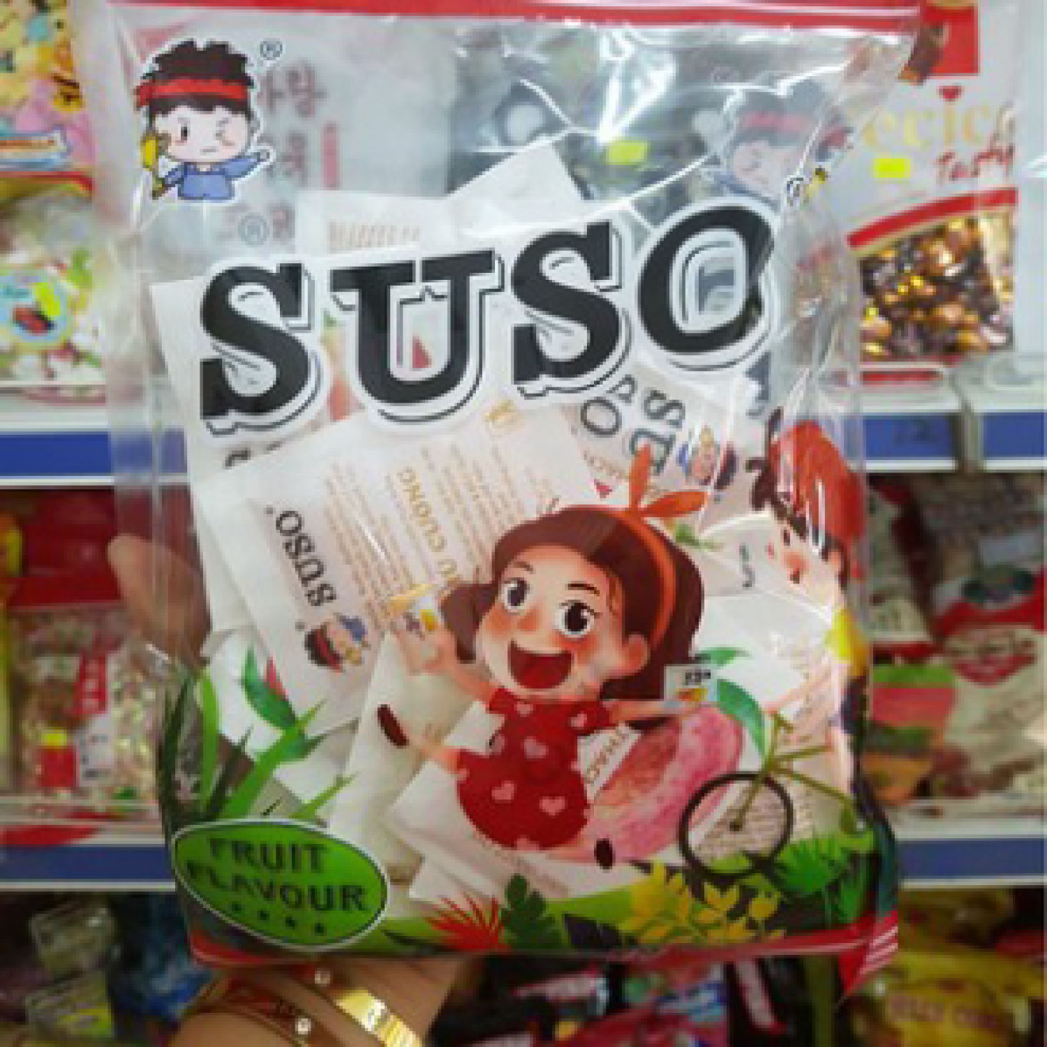Kẹo thạch SuSo gói 380g thạch zaizai