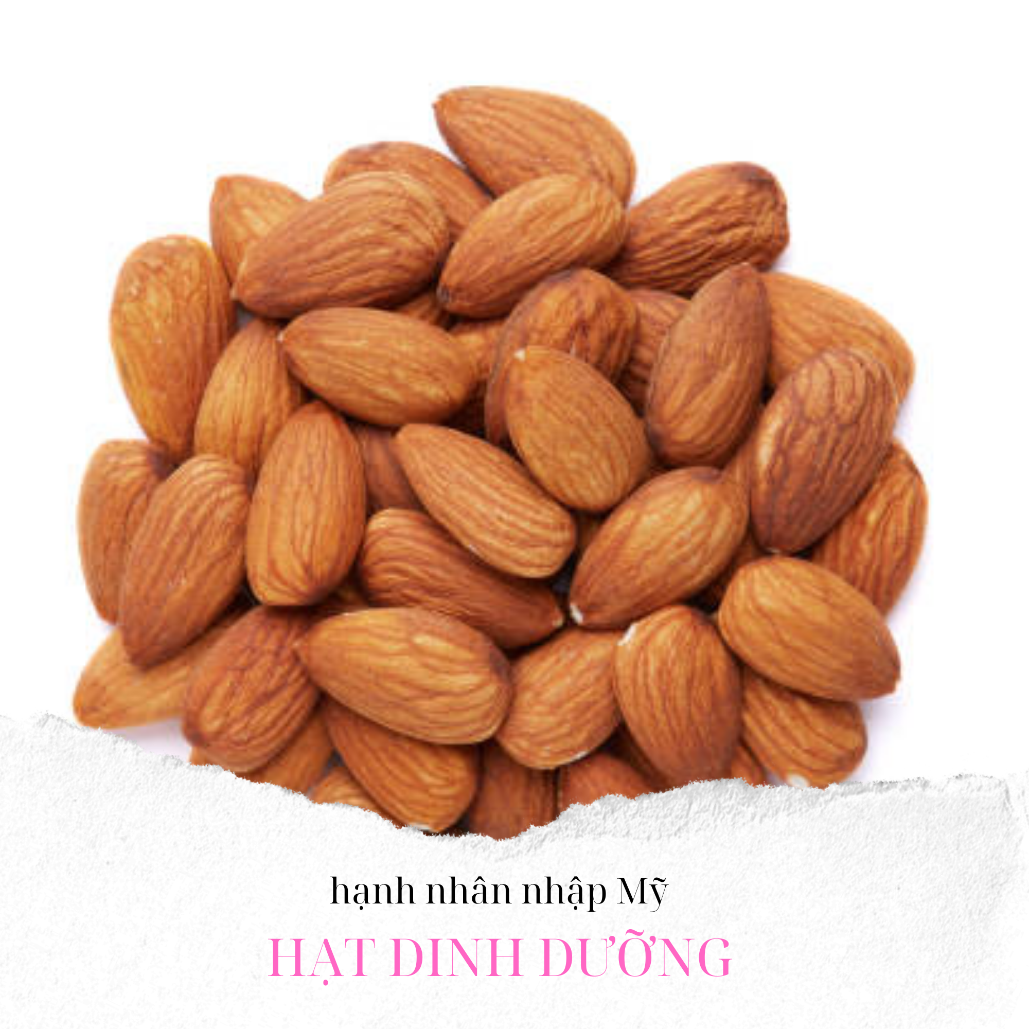 Hạt Hạnh Nhân tươi Mỹ 500gr