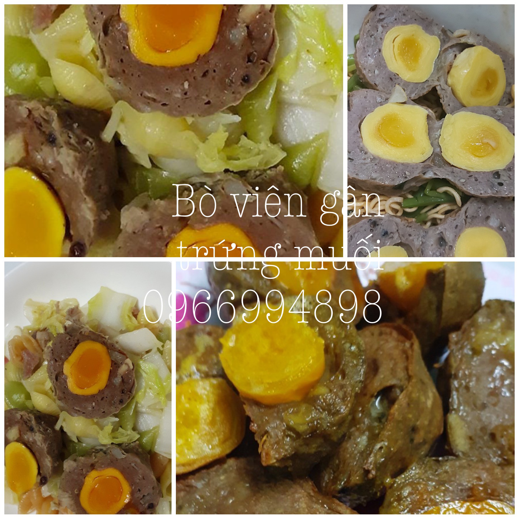 [HCM]Bò viên gân Trứng muối Châu Đốc 1kg [giao hỏa tốc]