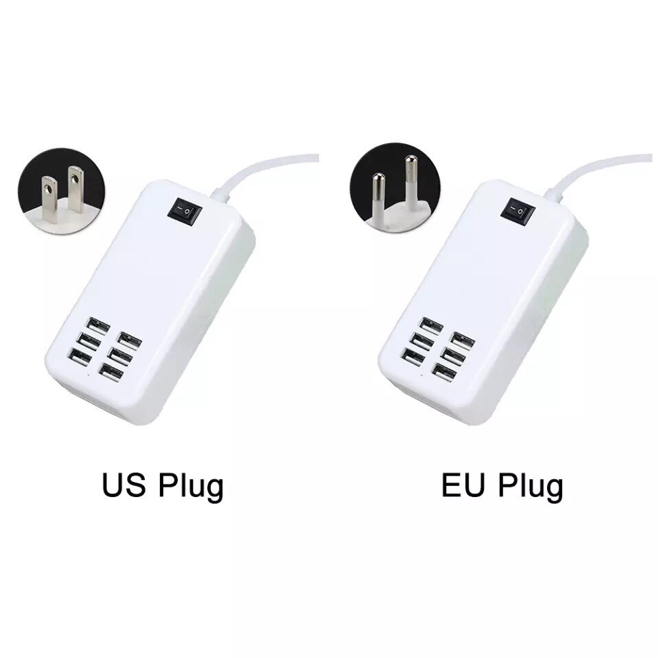 [HCM][BẢO HÀNH 6 THÁNG] Ổ cắm USB  6 Cổng dây điện dài 1.5m