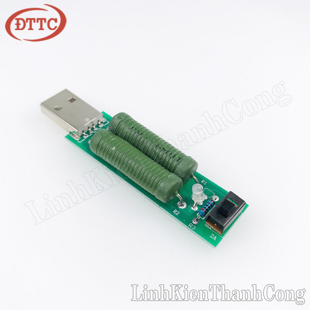 Điện trở xả pin 1a-2a cắm cổng usb