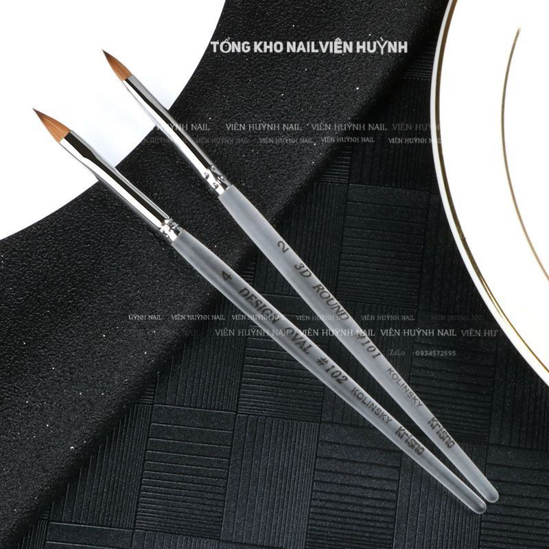 Original Kolinsky 3D flower nail powder brush