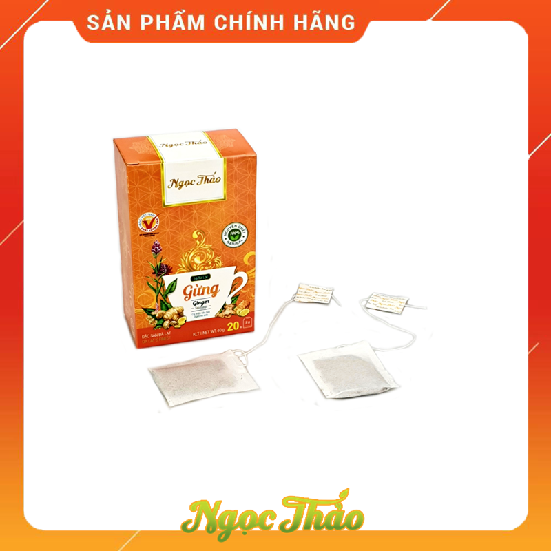 Trà gừng 20 túi lọc Ngọc Thảo