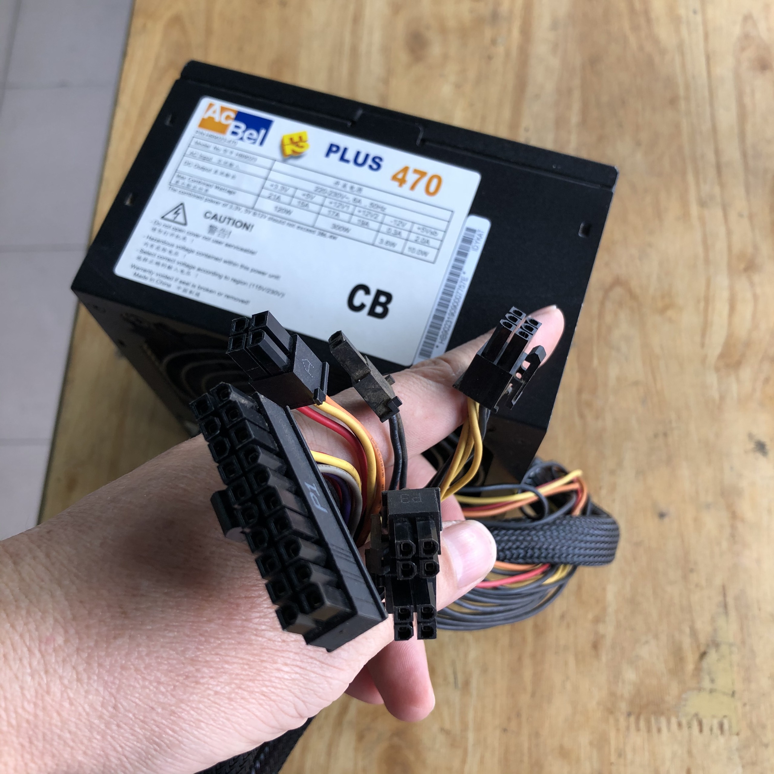 [HCM]NGUỒN ACBEL 470W PLUS (CÔNG SUẤT THƯC)