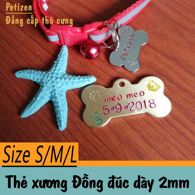 Thẻ khắc tên Chó Mèo (trên 5kg)