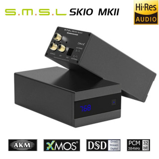 New Version SMSL Sanskrit 10th SK10 MKII AUDIO DAC Decoder AK4493 DSD512 Hifi Optical Input Coaxial Support OTG Remote Control thumbnail