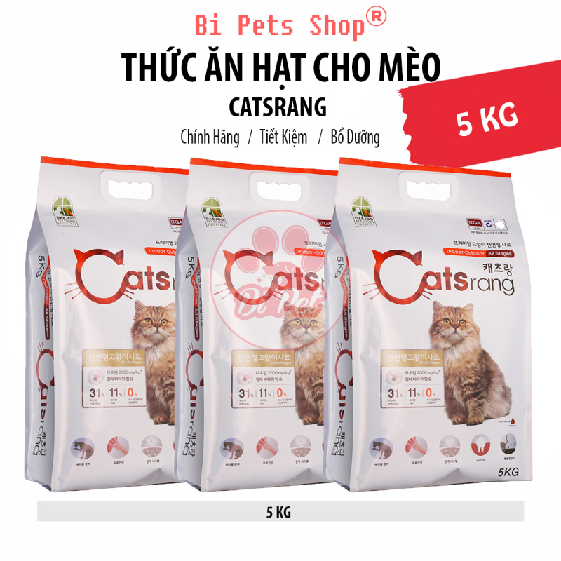 Thức Ăn Hạt Cho Mèo Catsrang - Túi 5Kg
