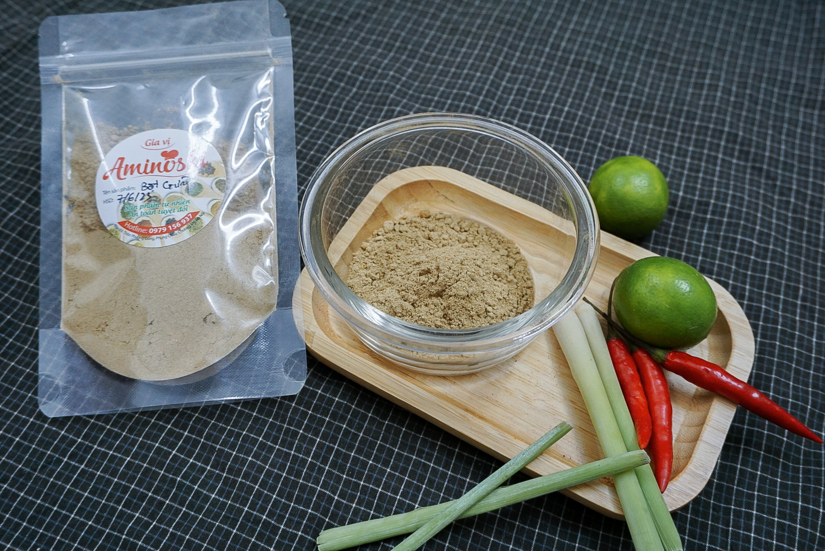 BỘT GỪNG NGUYÊN CHẤT  AMINOSHI -50G