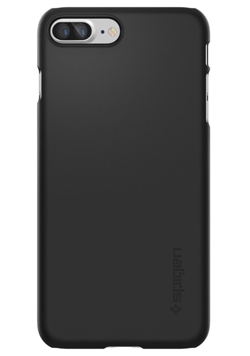 Ốp Lưng iPhone 7 Plus/8 Plus Spigen Thin Fit (Đen)