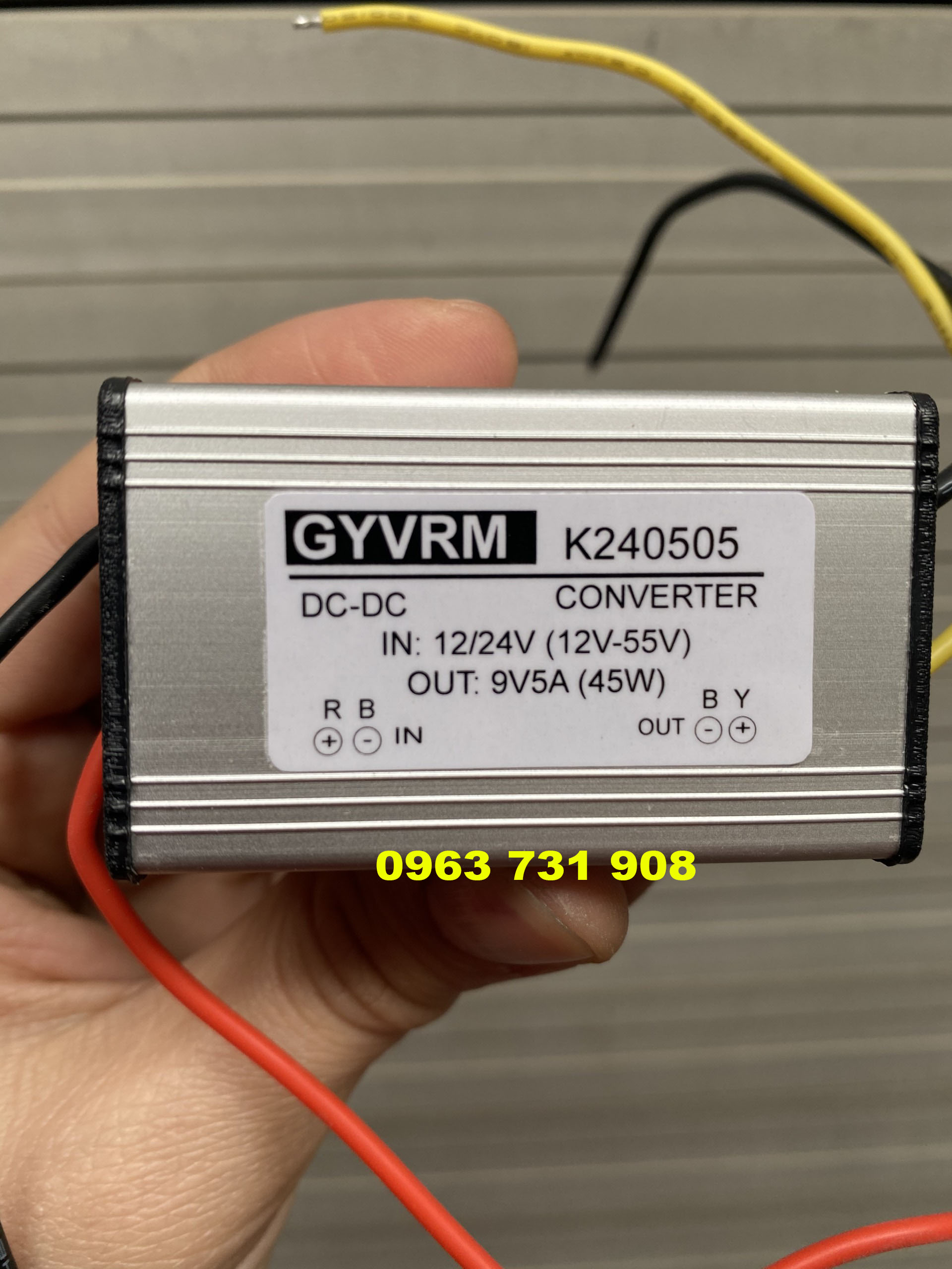 Bộ chuyển đổi nguồn 24V xuống 9V 5A