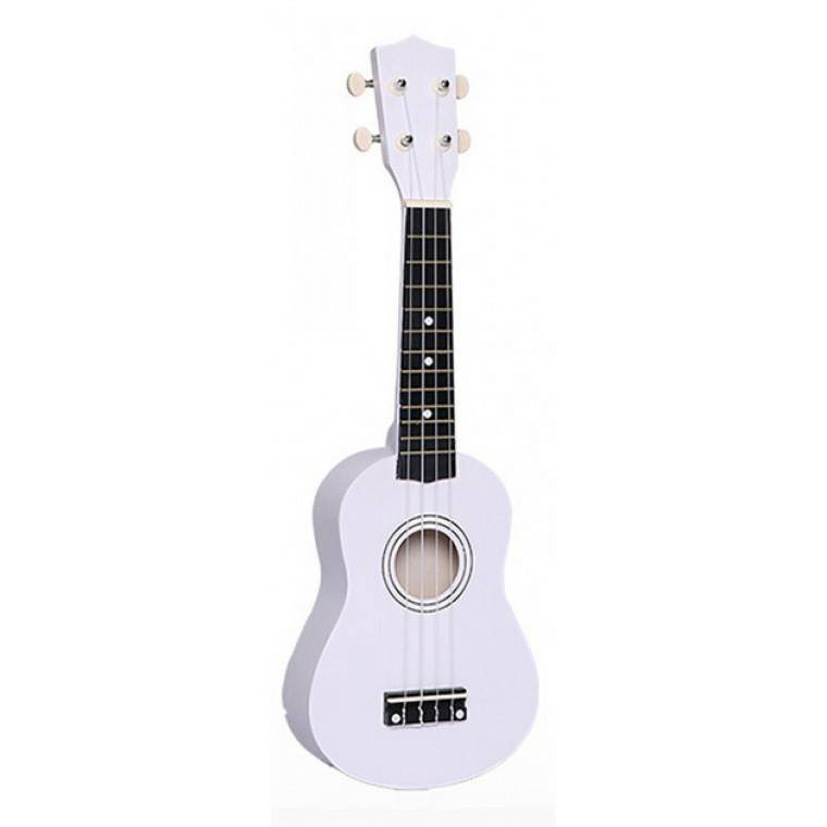 Đàn Ukulele Soprano màu trơn 21 đen - HÀNG CÓ SẴN