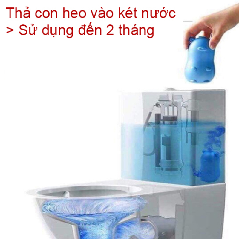Chai tẩy bồn cầu hình heo