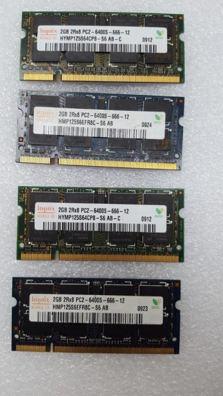 Ram Laptop DDR2 2G bus 667, 800 nhiều hiệu bao xịn