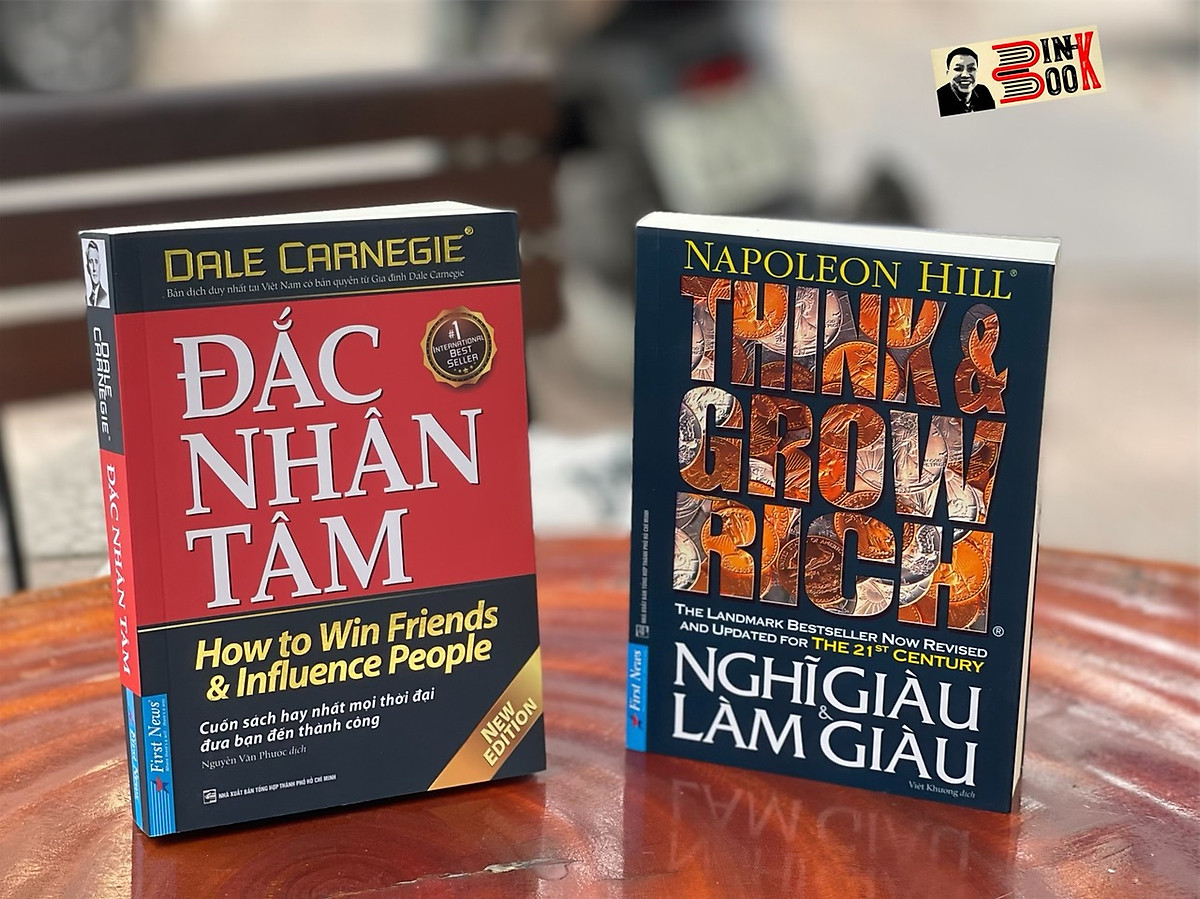 Sách phát triển bản thân - đắc nhân tâm + nghĩ giàu và làm giàu