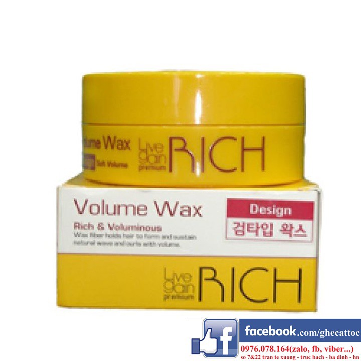 SÁP VUỐT TÓC LIVEGAIN SIÊU CỨNG HARD WAX FIX