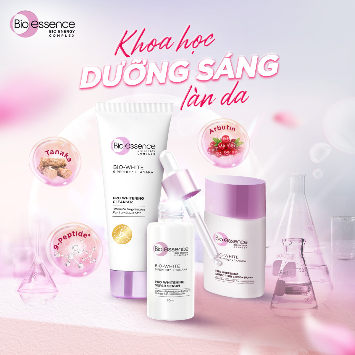 [Tháng ưu đãi - Tặng tẩy trang 100ml] Sữa Rửa Mặt Dưỡng Trắng Sáng Da Bio-White Pro 100g