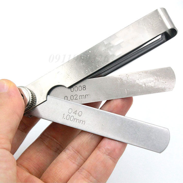 Bộ thước đo khe hở thước căn lá 32 lá 0.02-1mm