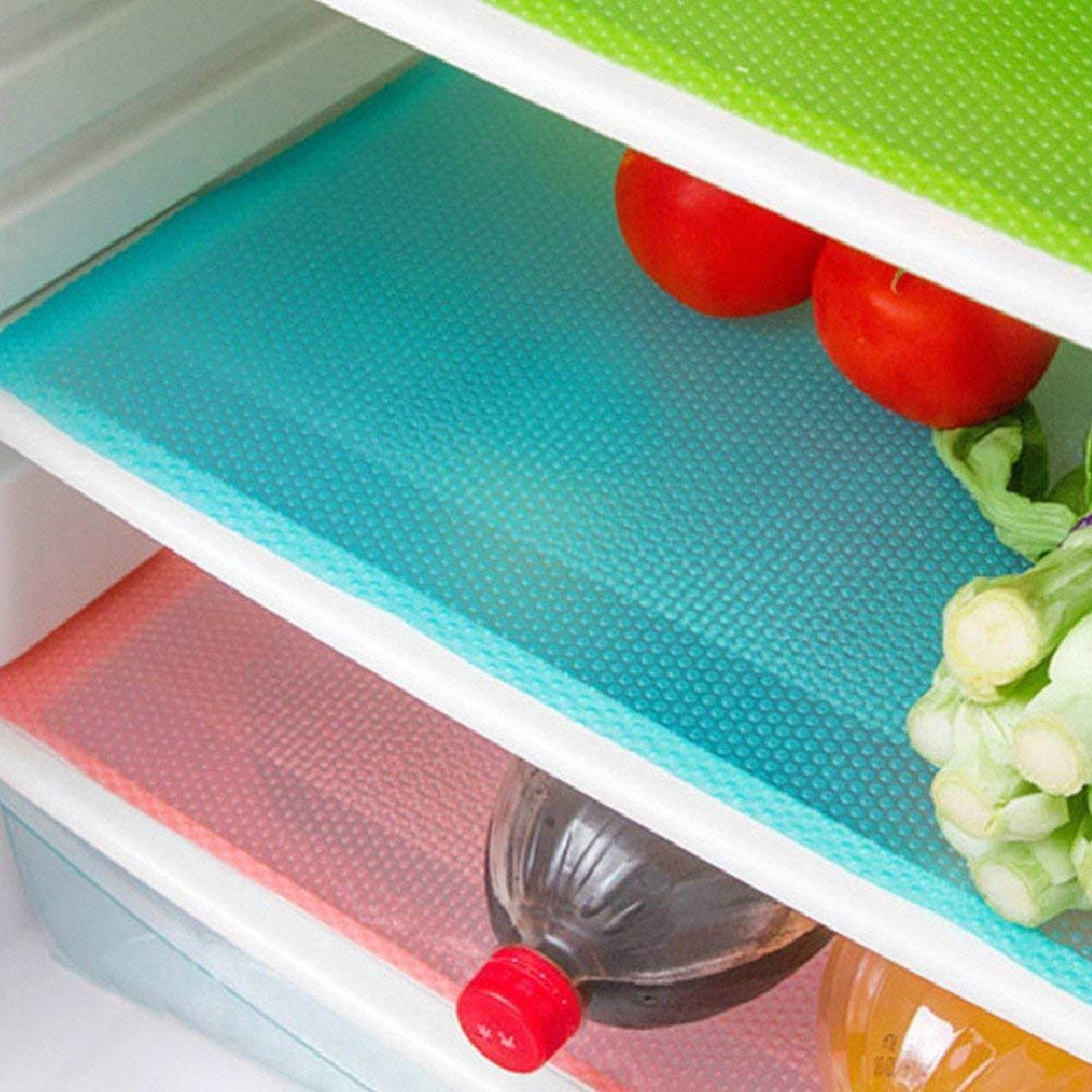Set 04 pads refrigerator lót drawer lót kitchen cabinet waterproof nước against antibacterial anti-mildew moisture-proof easy to clean (nhiều màu) # insoles tủ cold # insoles prevent kéo # lót tủ bếp # tấm lót tủ