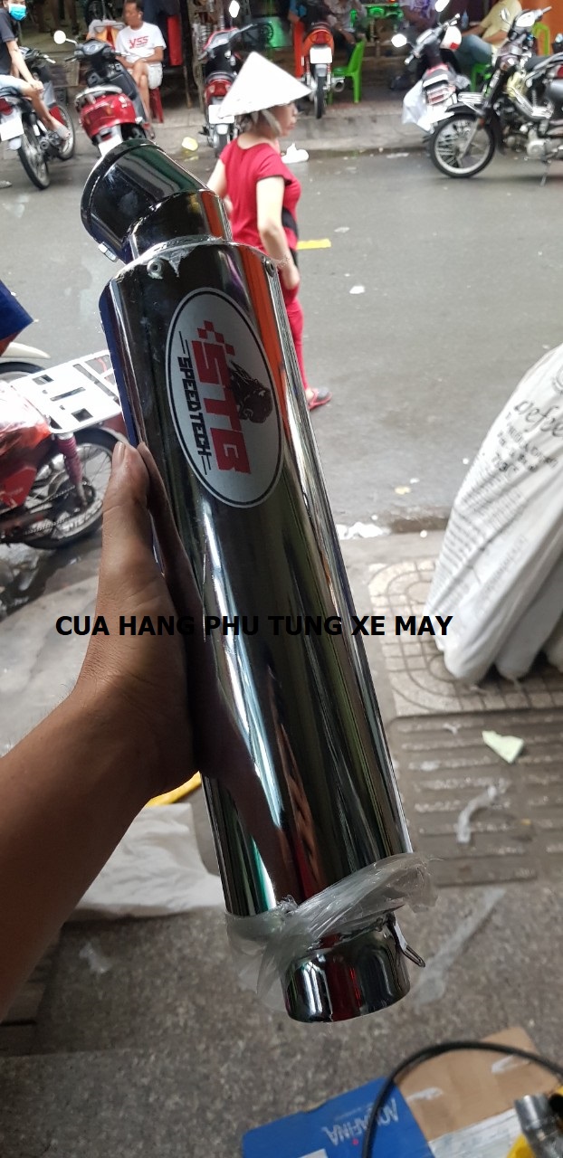 Pô STB inox (kèm pát treo + lò xo)