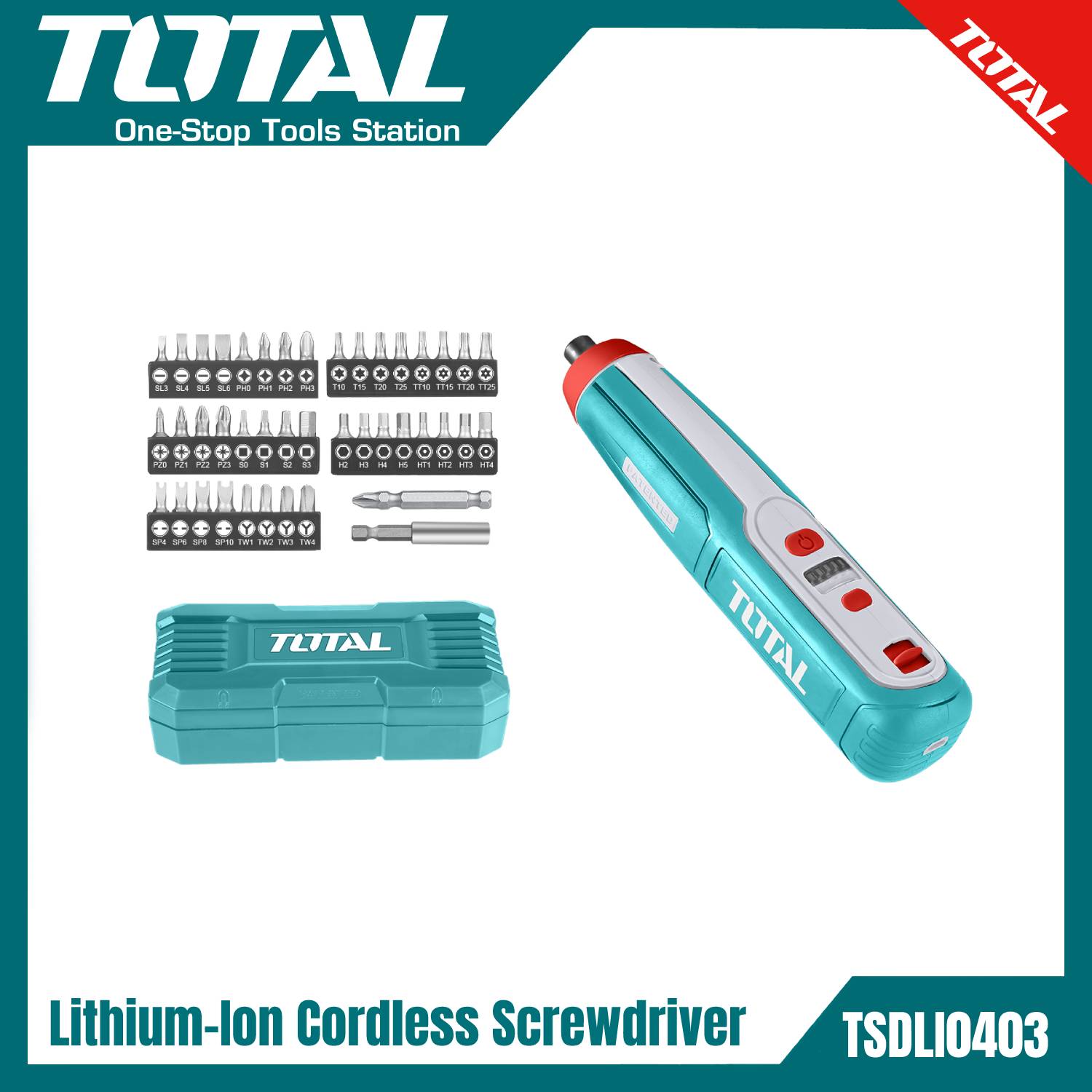 MÁY SIẾT VÍT DÙNG PIN 4V - TSDLI0403