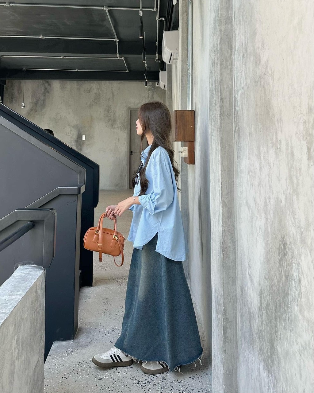 Áo sơ mi cổ đức 2 túi ngực - 247storefashion - somi2tui106_p3k5