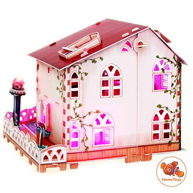 Mô hình giấy 3D CubicFun - Holiday Bungalow - P634h