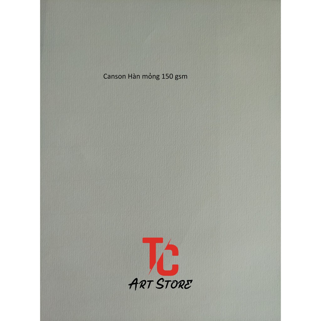 Giấy Hàn Vân Ngang Mỏng 125Gsm- Canson Truyền Thống