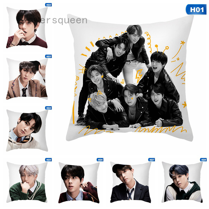 Gối bông BTS 40x40cm