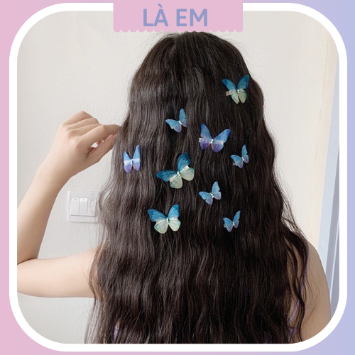 Kẹp tóc hình bướm 3D xinh xắn - HOT TREND