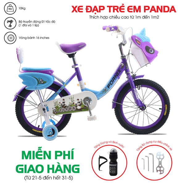 Mua Xe đạp trẻ em Fornix Panda- Vòng bánh 16 inch (KÈM SÁCH HƯỚNG DẪN) - Bảo hành 12 tháng + Tặng Gọng và bình nước+ Bộ lắp ráp