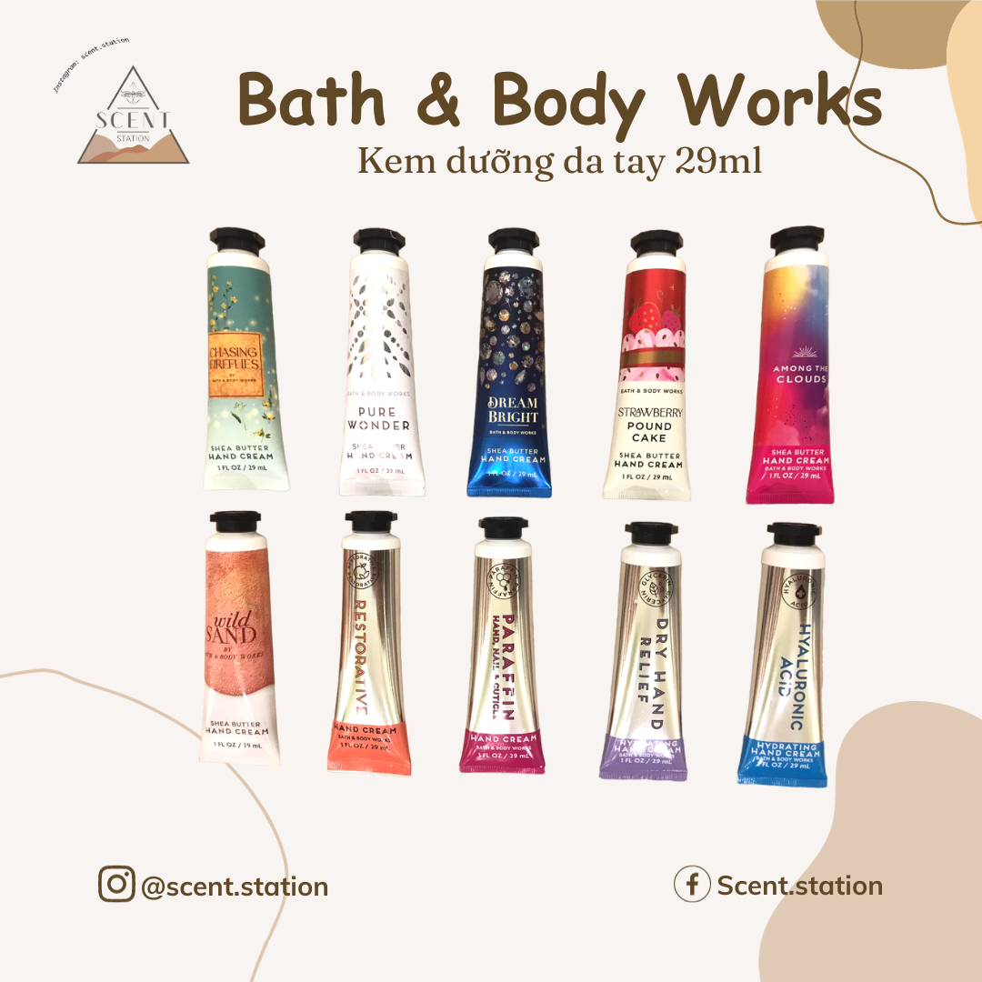 [Scent Station] Kem dưỡng da tay Bath & Body Works 29ml