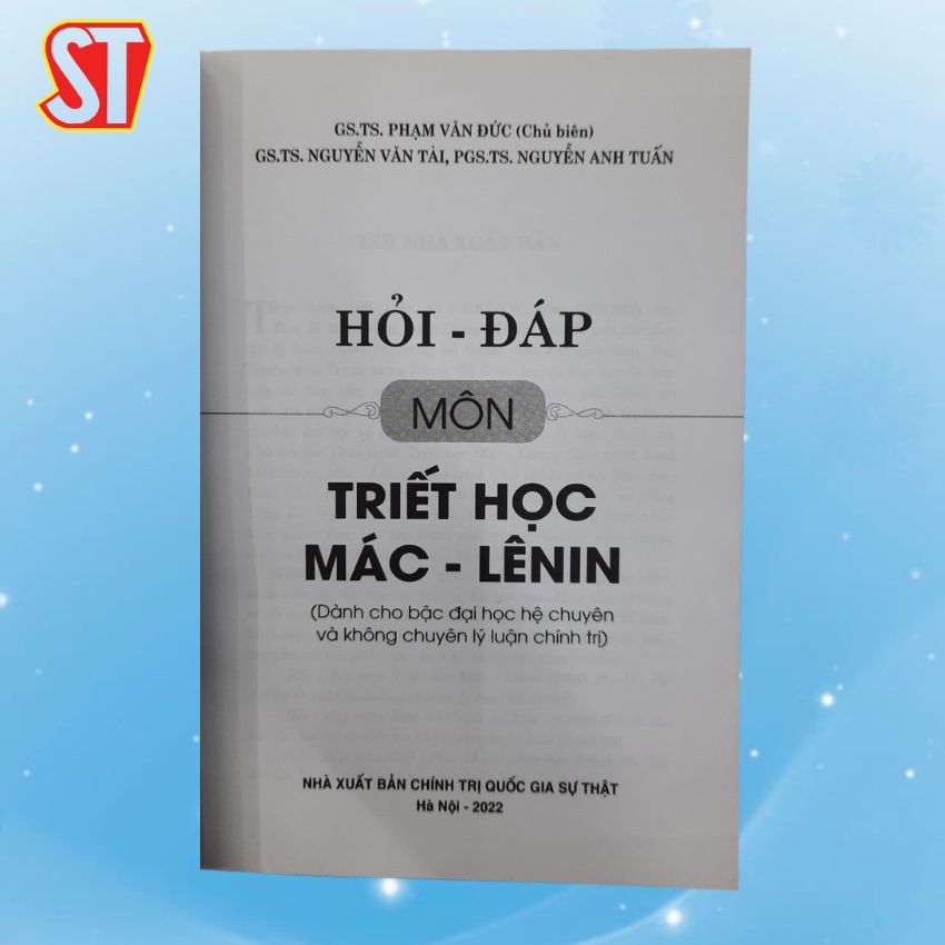 Hỏi – đáp môn Triết học Mác – Lênin (Dành cho bậc đại học hệ chuyên và không chuyên lý luận chính trị)