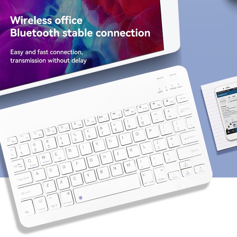 Mini Wireless Bluetooth Keyboard Mouse for Apple Samsung Oppo Phone Tablet Galaxy Tab Wireless Keyboard for Android IOS Windows PC