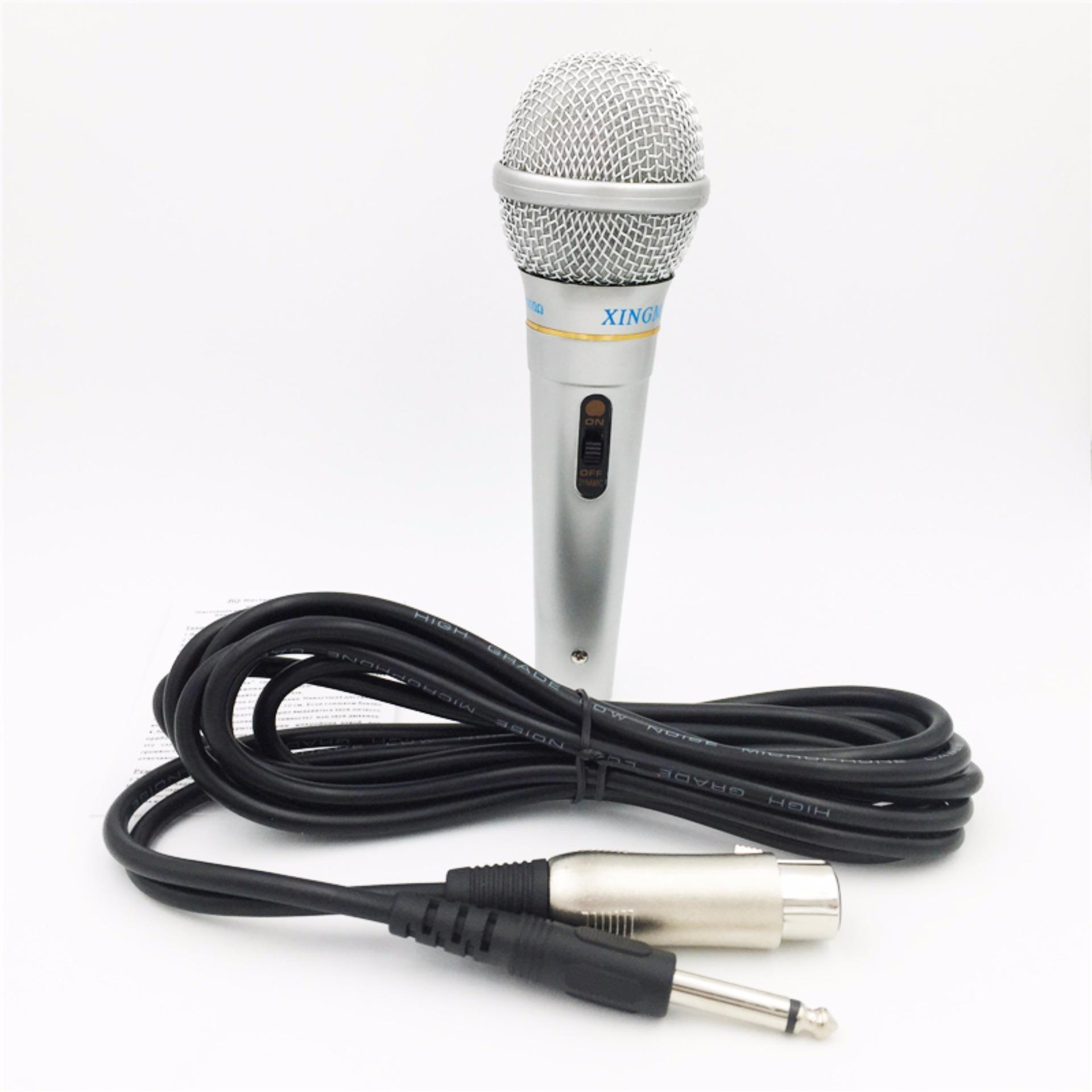 [SIÊU SALE] Micro karaoke có dây, Micro Karaoke. Micro Karaoke có dây cho loa kéo loa di dộng Xingma - Âm Thanh Đỉnh Cao Chuyên Nghiệp, Giảm Giá Nhanh 50%.