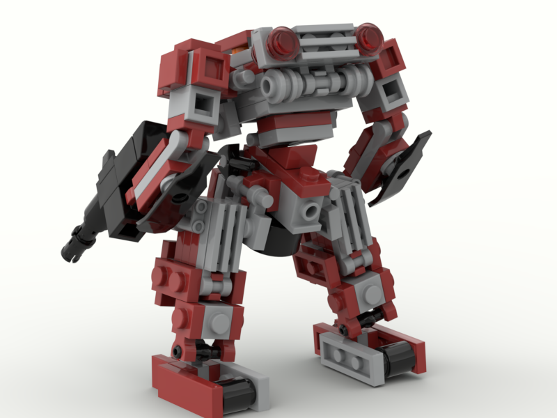 Le Go Đồ Chơi Lắp Ráp Robot Moc Mech Zhurong
