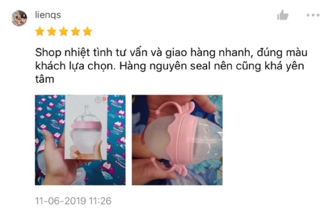 [ĐỦ SIZE HÀNG CÔNG TY ] Bình Sữa Comotomo 150ML