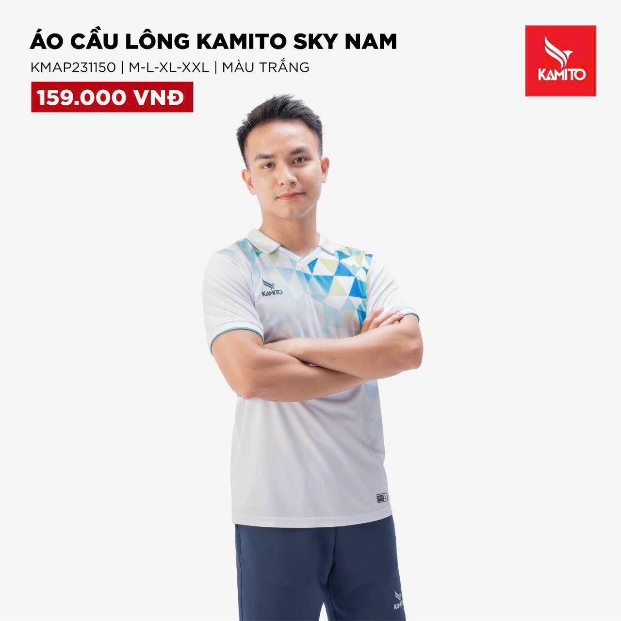 Áo Thun Cầu Lông Nam Kamito