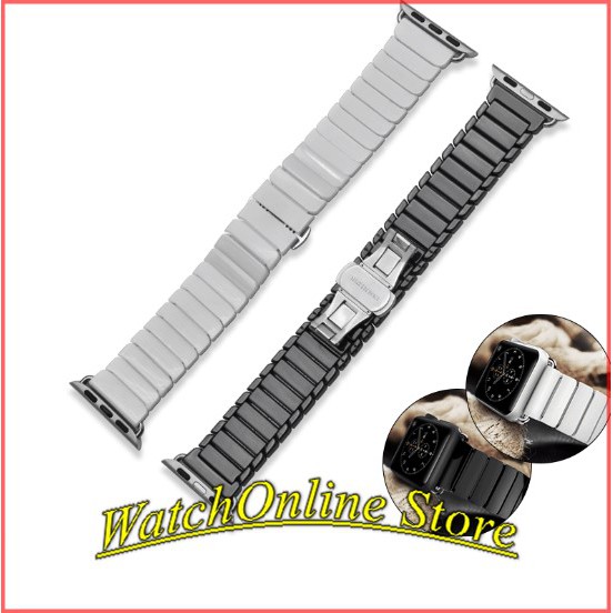 Dây gốm Ceramic dành cho Apple watch (Trắng)