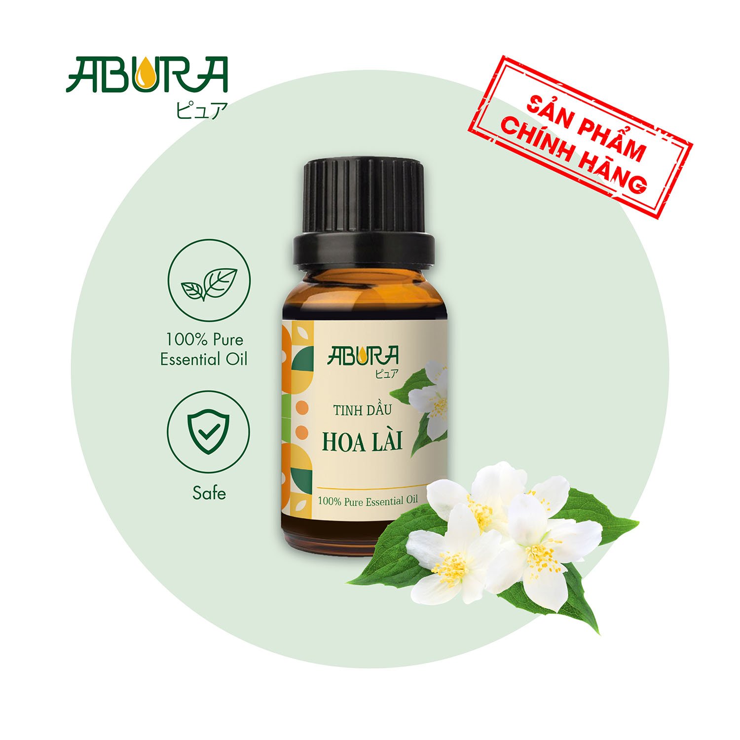 Tinh dầu thơm Hoa Lài jasmine ABURA10mltinh dầu xông hơi khuếch tán hương