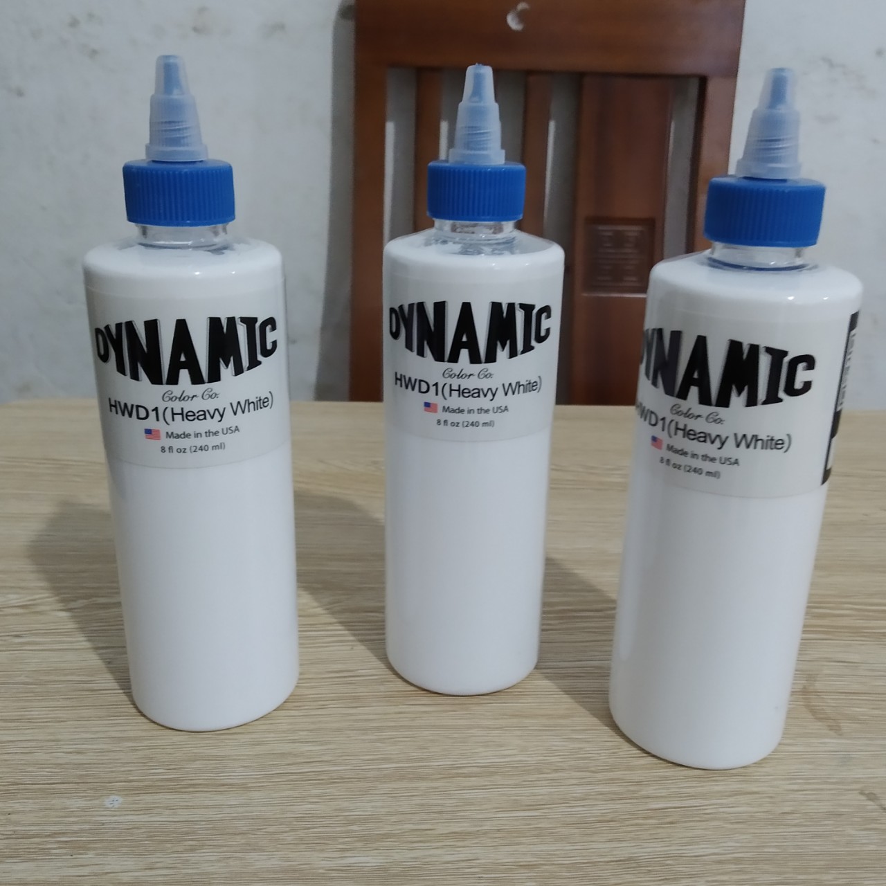Mực xăm siêu trắng Dynamic-lọ 240ml