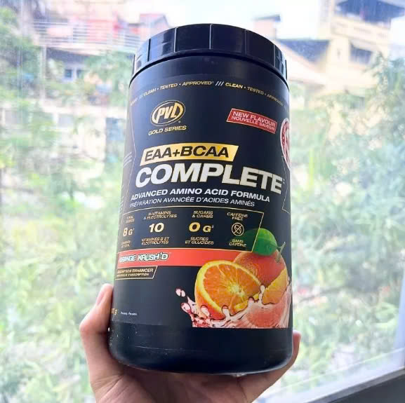 PVL EAA BCAA Complete 30 lần dùng giúp phục hồi và phát triển cơ bắp