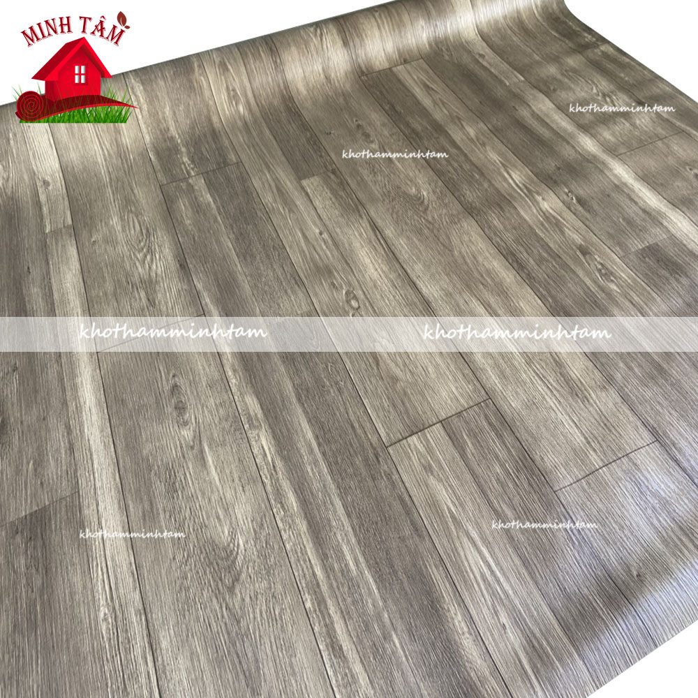 [HCM] [1mx1m] Thảm nhựa simili vân gổ vân gổ dày 0.5mm