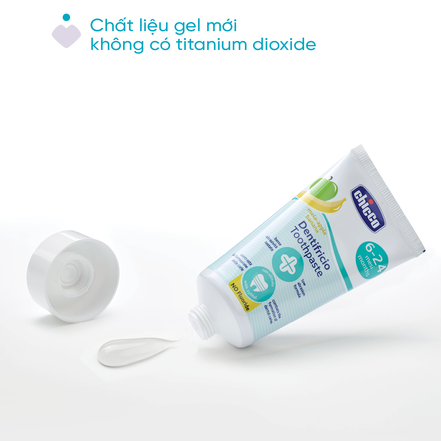 Kem đánh răng hương Chuối - Táo Chicco 6M+