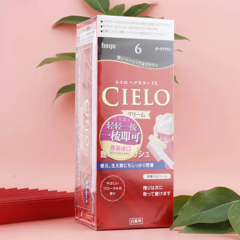 CIelo nhuộm tóc đen tự nhiên 5p , 6 dạng kem