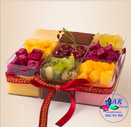 SET 10 CỐC MOUSSE VUÔNG 4245