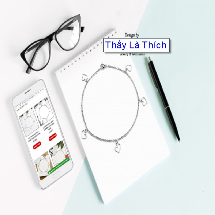 Lắc tay hình trái tim lắc đeo tay nữ đẹp lắc ngọc lắc nữ - Cam kết 1 đổi 1 nếu đen và gỉ sét