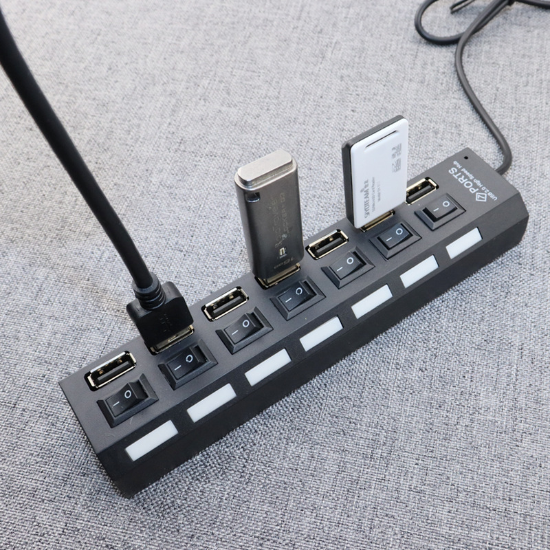 [HCM]HUB Ổ ĐIỆN 7 PORT CÔNG TẮC