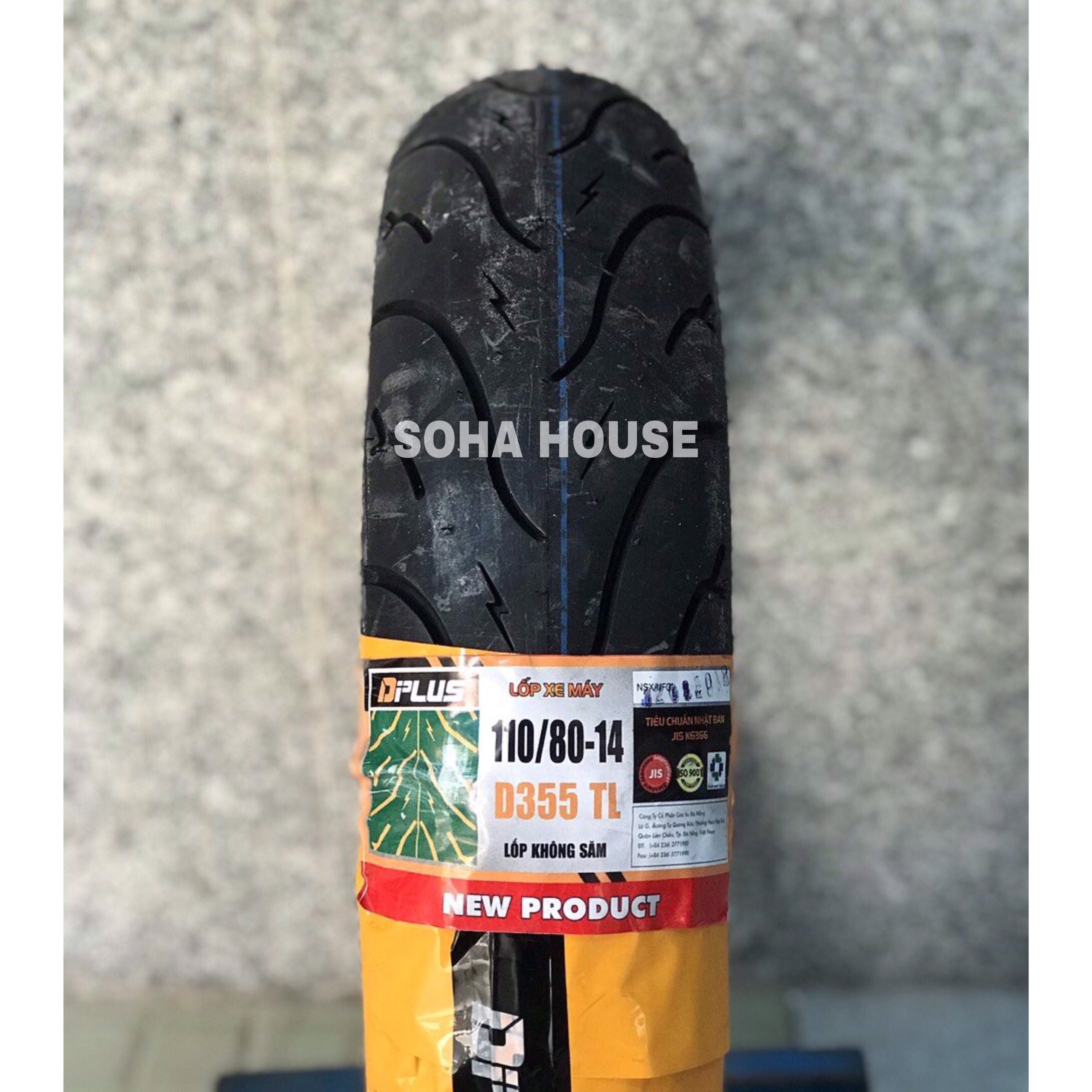 LỐP TRƯỚC NVX 110/80-14 TL DPLUS