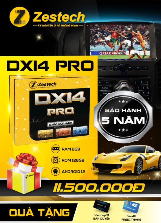 Carplay Android Box Zestech DX14 PRO (Mới 2023 - Siêu mạnh)